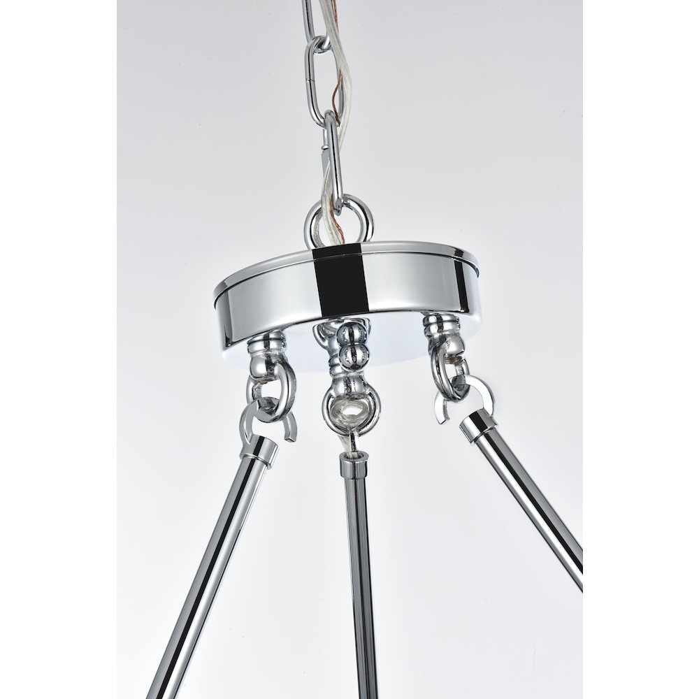 Cadence 26 Inch Chandelier In Chrome. Picture 6