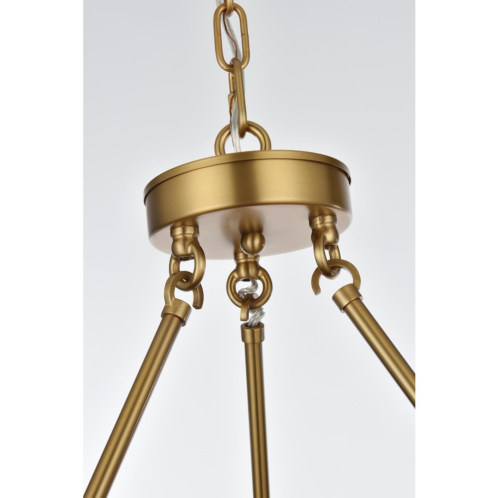 Cadence 26 Inch Chandelier In Satin Gold. Picture 6