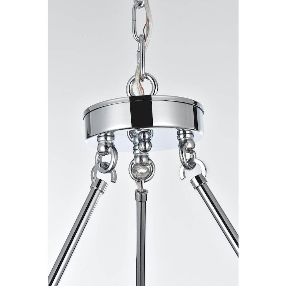 Cadence 32 Inch Chandelier In Chrome. Picture 5
