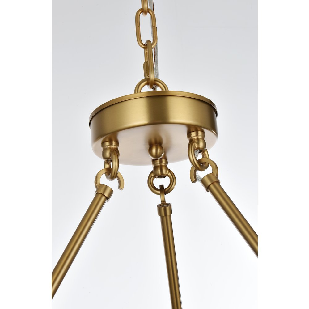 Cadence 32 Inch Chandelier In Satin Gold. Picture 6