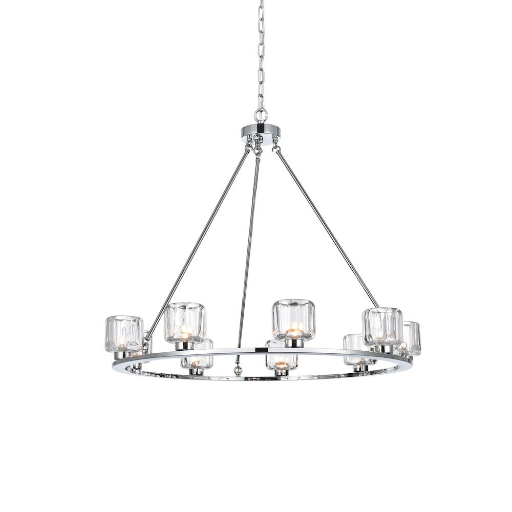 Cadence 36 Inch Chandelier In Chrome. Picture 3
