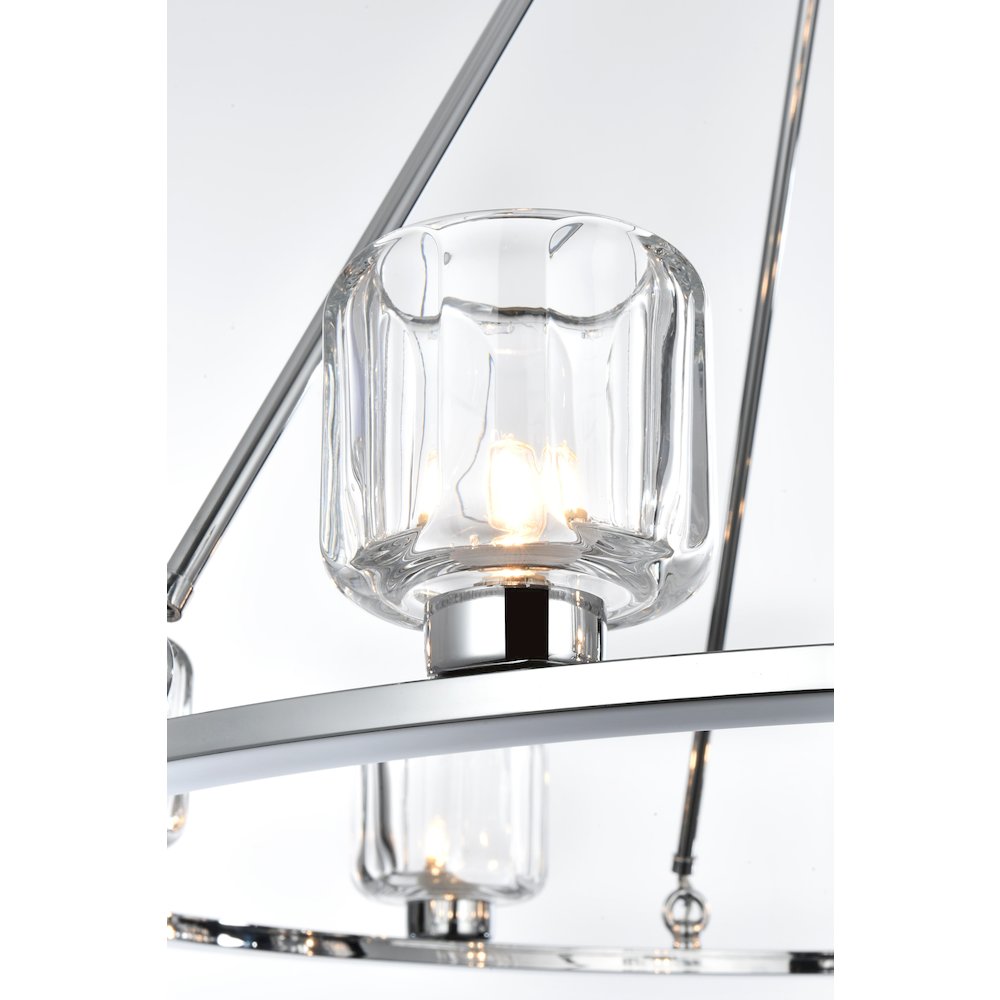 Cadence 36 Inch Chandelier In Chrome. Picture 5