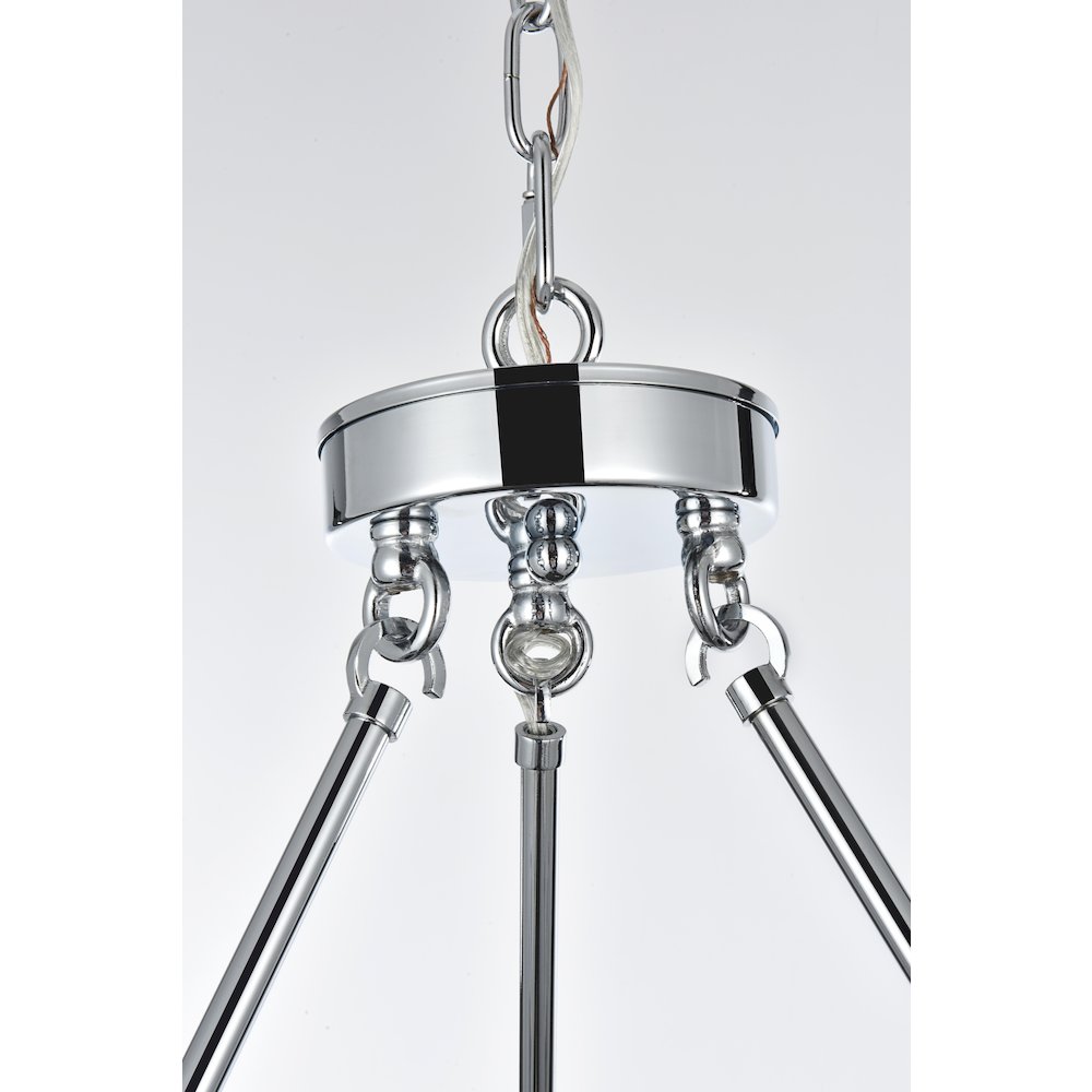 Cadence 36 Inch Chandelier In Chrome. Picture 6