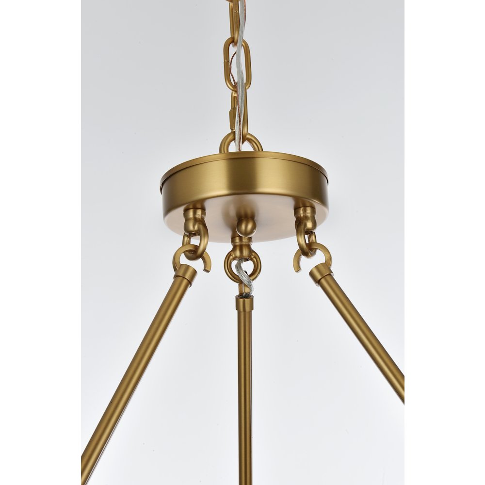 Cadence 36 Inch Chandelier In Satin Gold. Picture 5