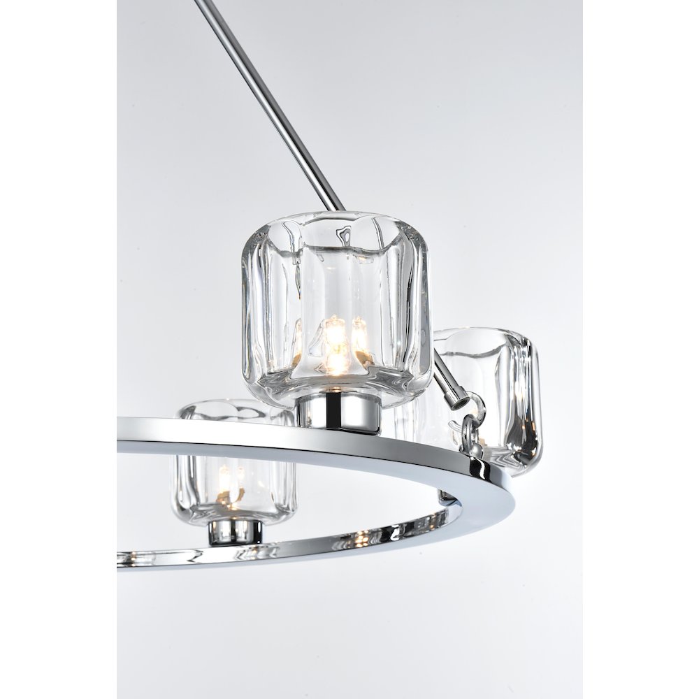 Cadence 48 Inch Chandelier In Chrome. Picture 4