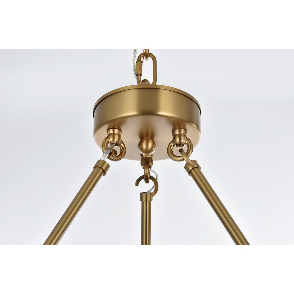 Cadence 48 Inch Two-Tier Chandelier In Satin Gold. Picture 6