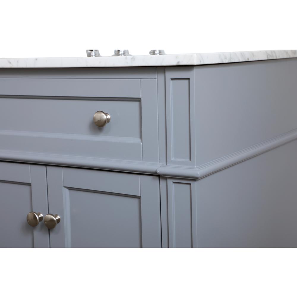36 inch Single bathroom vanity in Grey. Picture 11