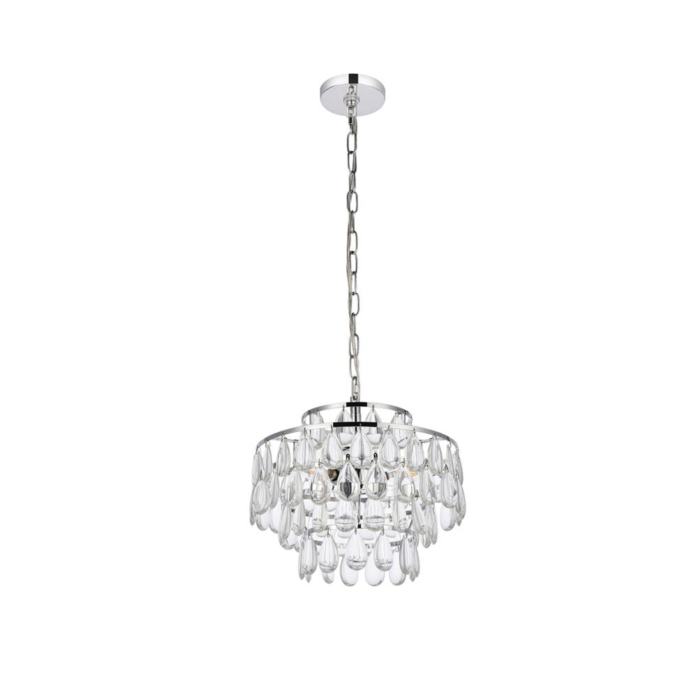 Mila 14 inch pendant in chrome. Picture 6