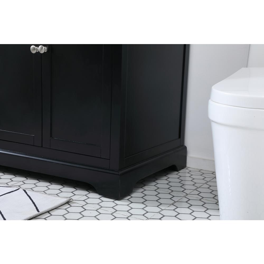 72 inch double bathroom vanity in black. Picture 6