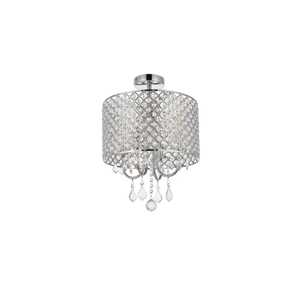 Elise 14 inch flush mount in chrome. Picture 7