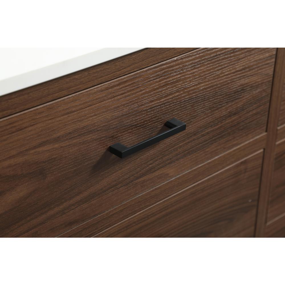 48 inch Single bathroom vanity in walnut. Picture 12