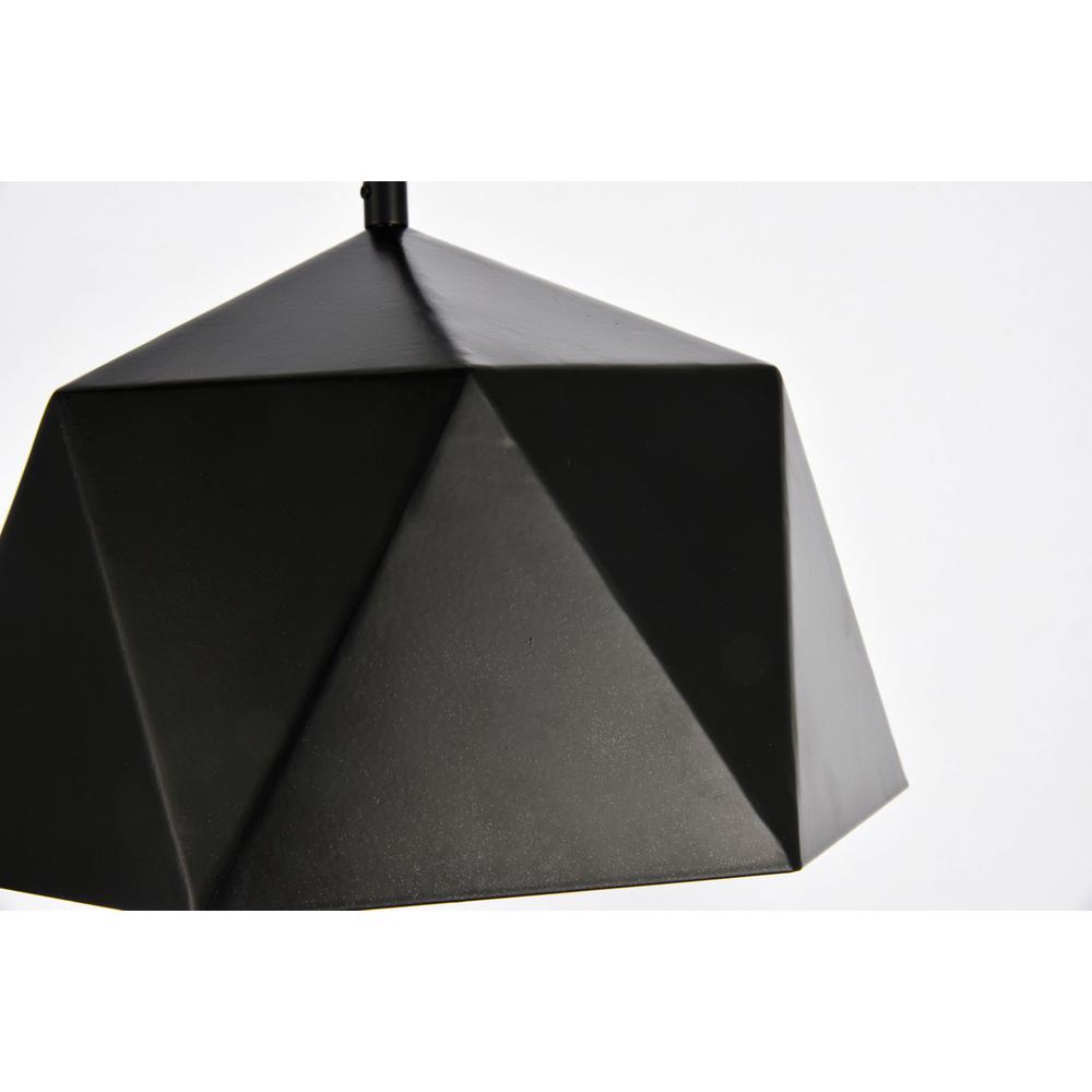 Arden Collection Pendant D10.2 H6.7 Lt:1 Black and Gold Finish. Picture 4