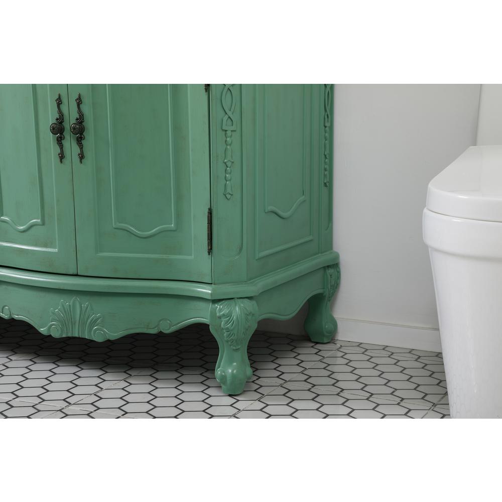 72 inch double Bathroom vanity in vintage mint. Picture 6