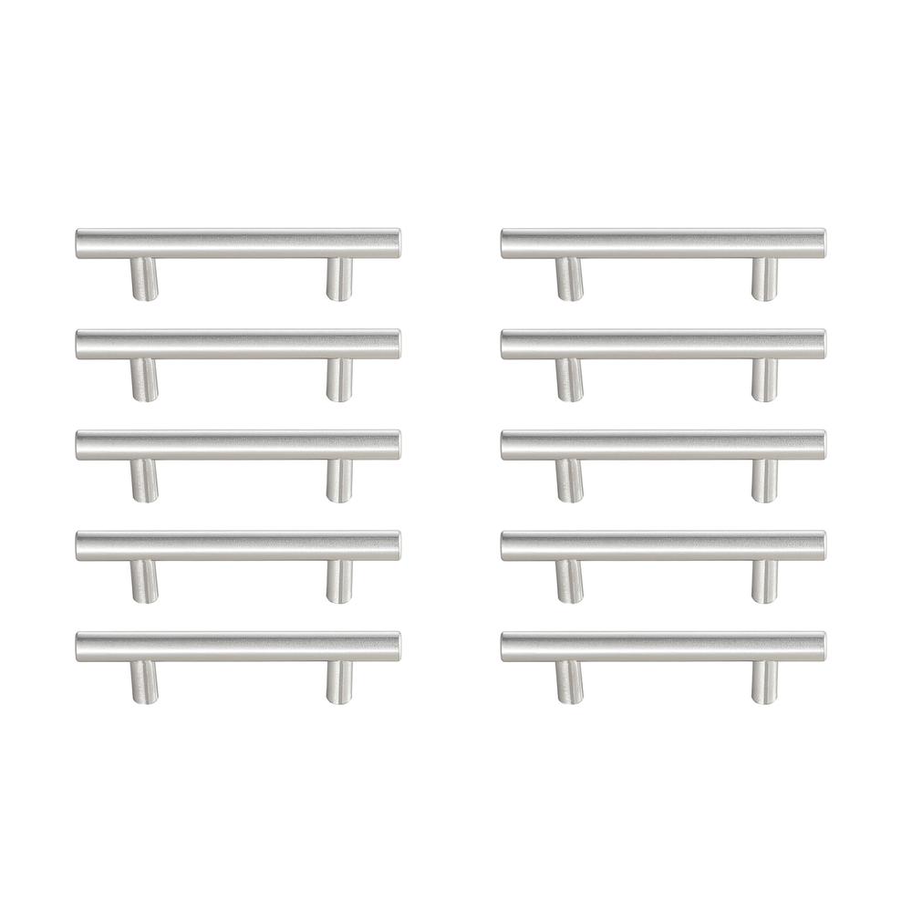 Quinn 3" Center to Center Brushed Nickel Bar Pull Multipack (set of 10). Picture 1