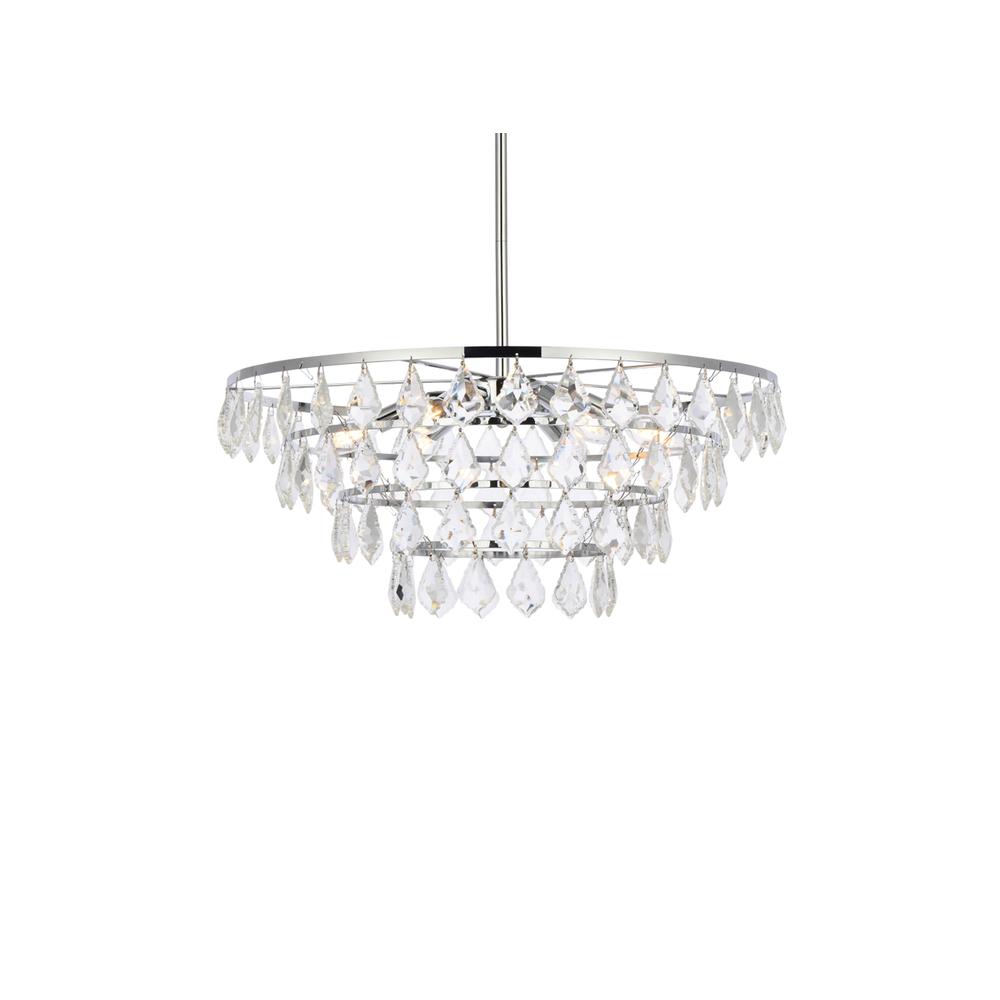 Ella 24 inch pendant in chrome. Picture 2