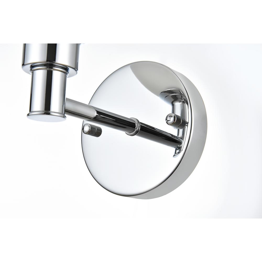 Cordelia 1 light Chrome and frosted white Bath Sconce. Picture 5