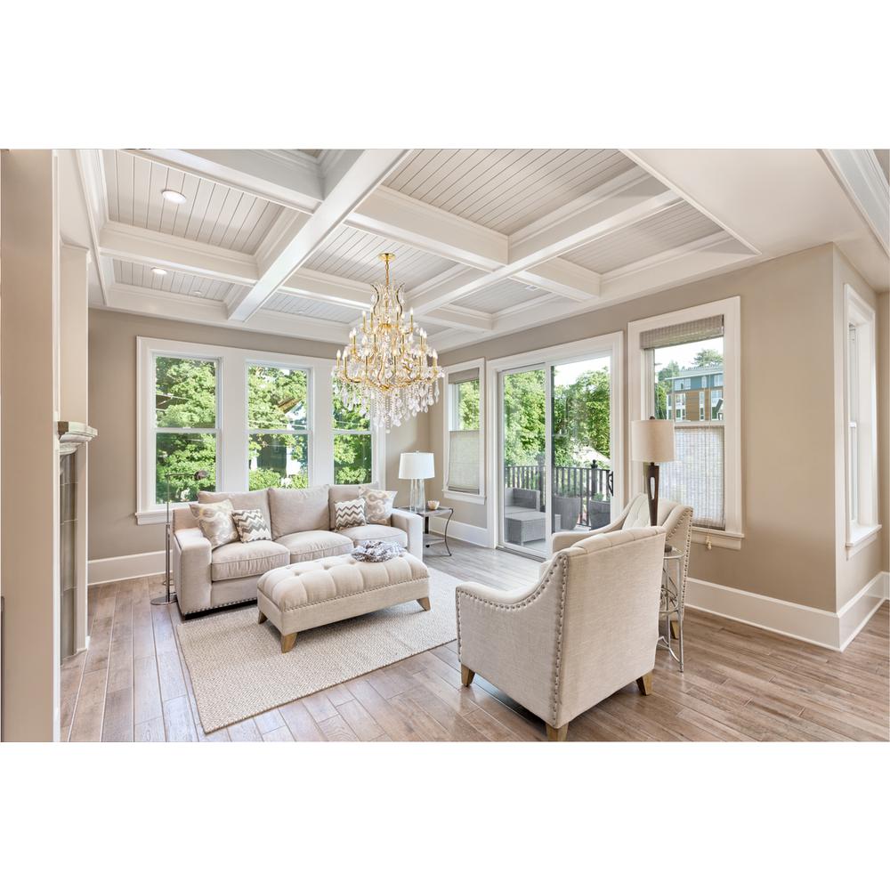 Maria Theresa 28 light Gold Chandelier Clear Royal Cut Crystal. Picture 8