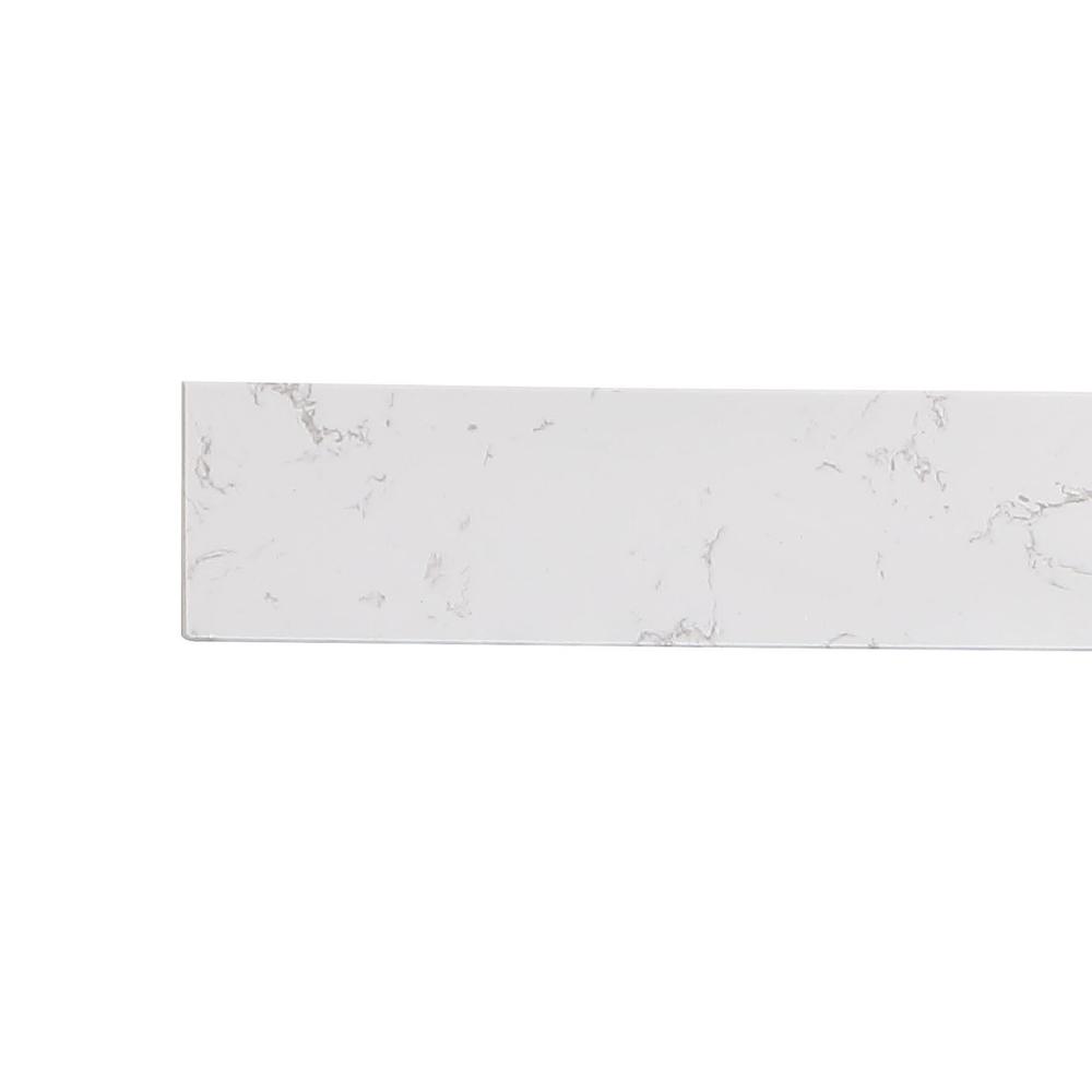 32 inch Backsplash in calacatta white. Picture 4