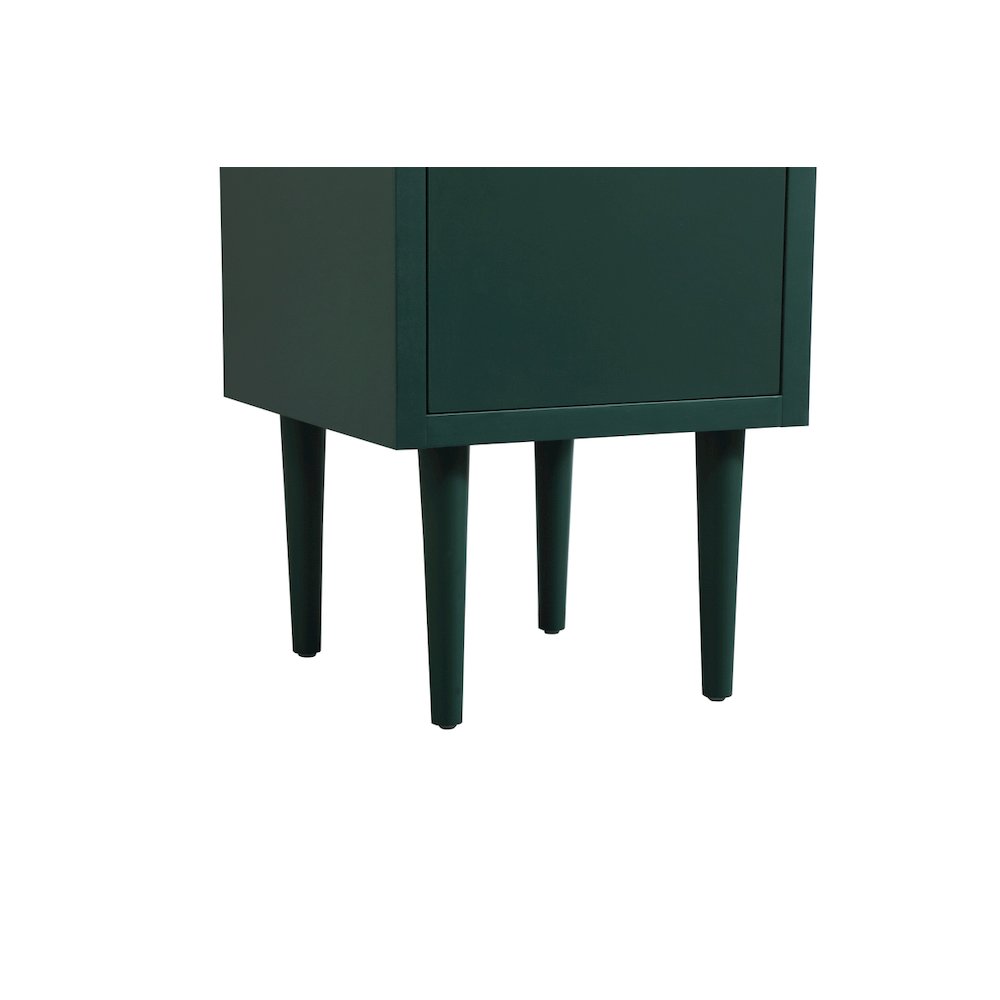 18 Inch Single Bathroom Vanity In Green. Picture 17
