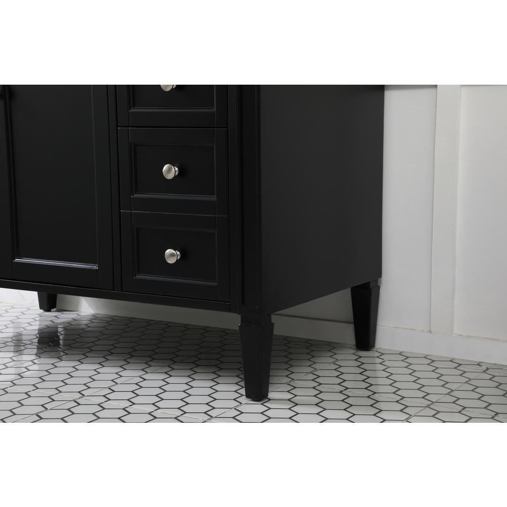 42 inch Single bathroom vanity in black. Picture 6