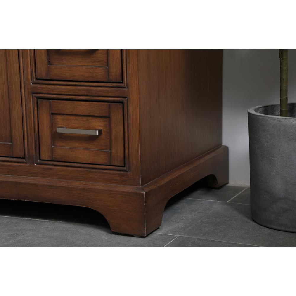32 inch Single bathroom vanity in Teak. Picture 5