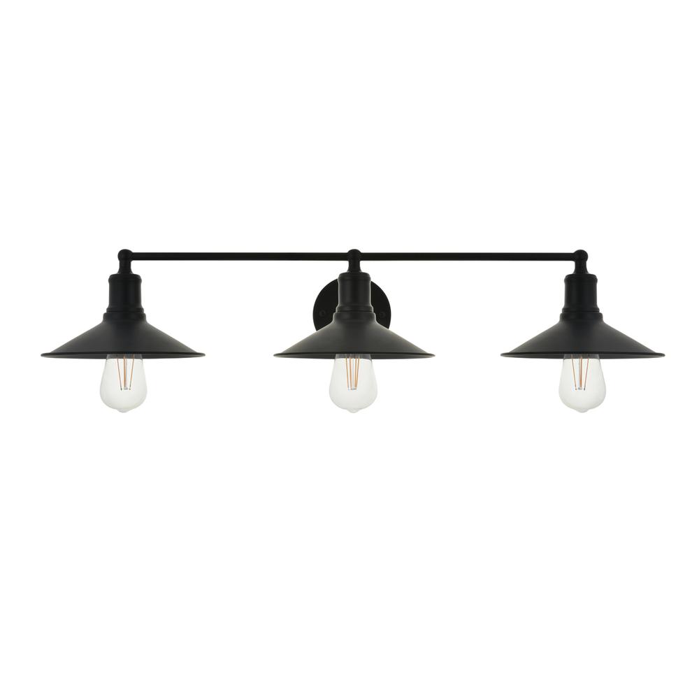 Etude 3 light black Wall Sconce. Picture 2