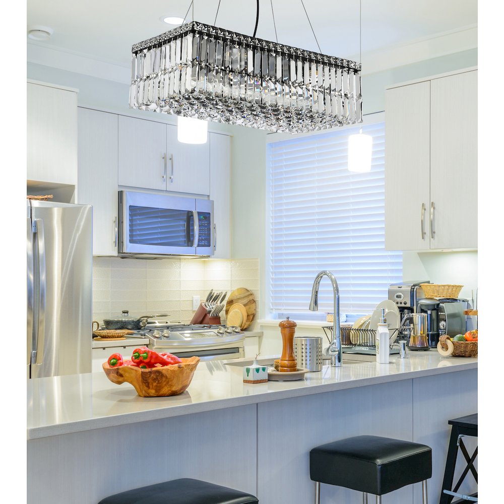 Maxime 24 Inch Black Chandelier. Picture 8