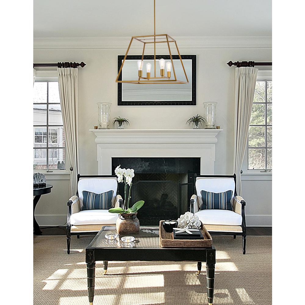 Declan 24 inch pendant in brass. Picture 8