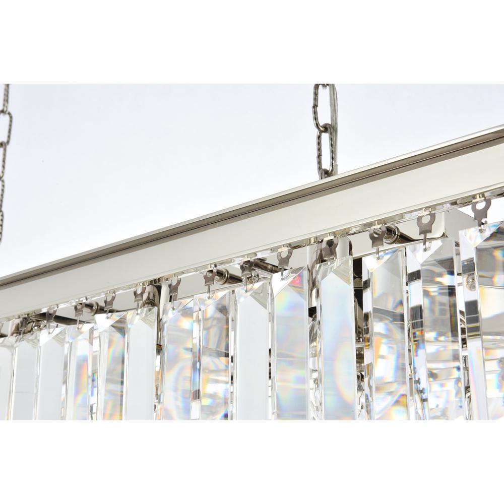 Sydney 12 light polished nickel Chandelier Clear Royal Cut Crystal. Picture 5