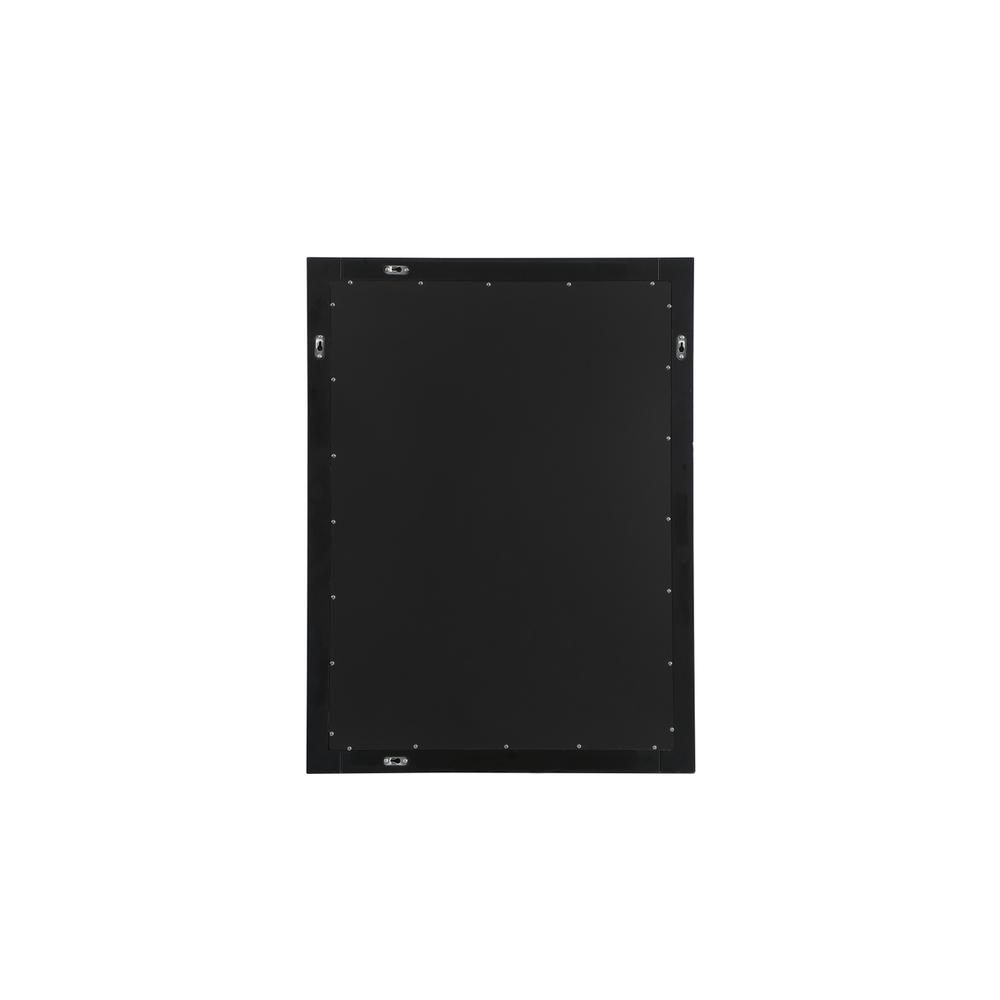 Aqua vanity mirror 27x36 inch in black. Picture 8