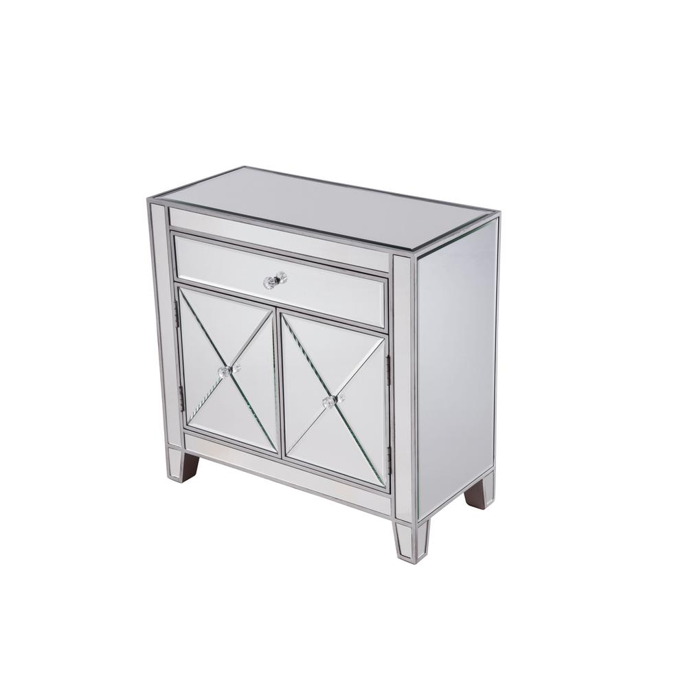 1 Drawer 2 Doors Cabinet 28 in. x 13-1/4 in. x 28-1/4 in. in silver paint. Picture 5