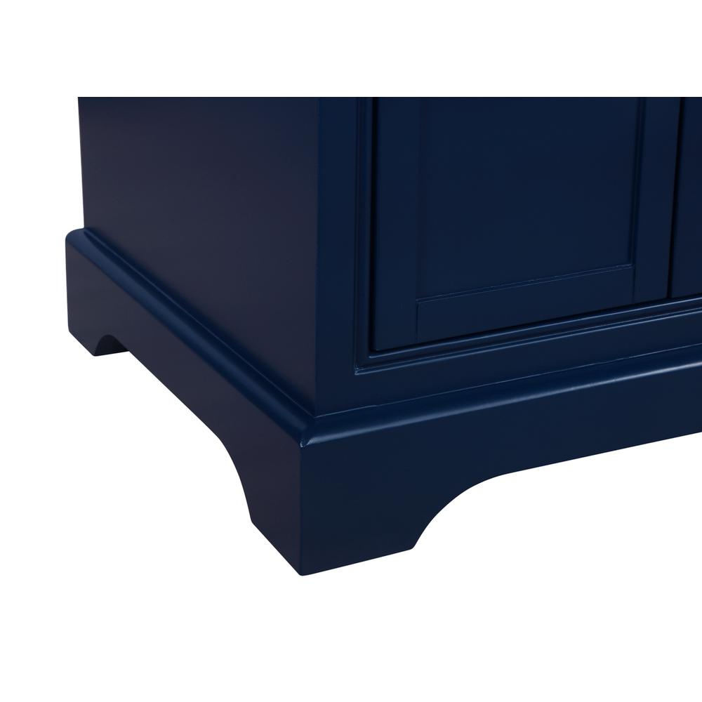 24 inch Single bathroom vanity in Blue. Picture 13