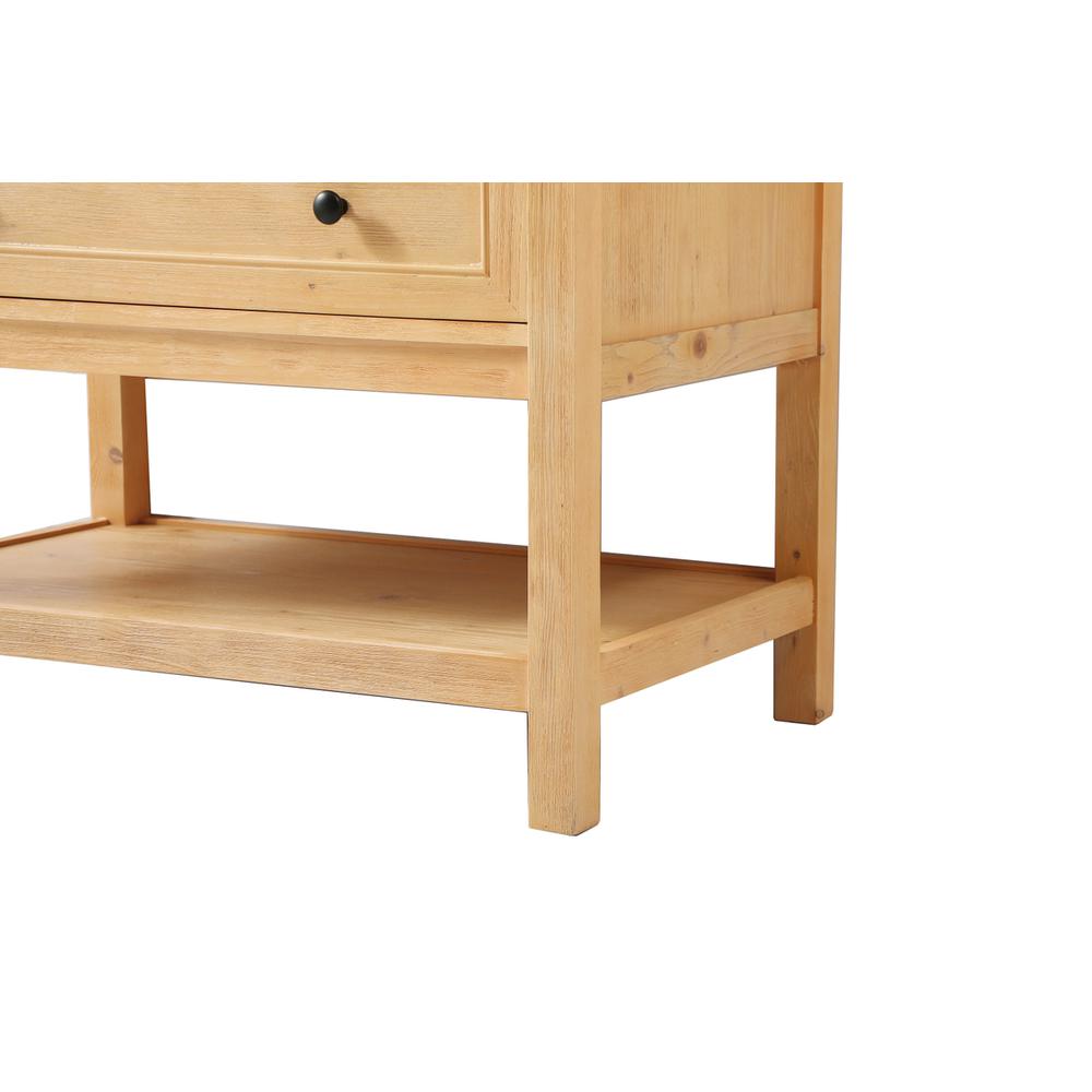 36 inch Single bathroom vanity in natural wood. Picture 13