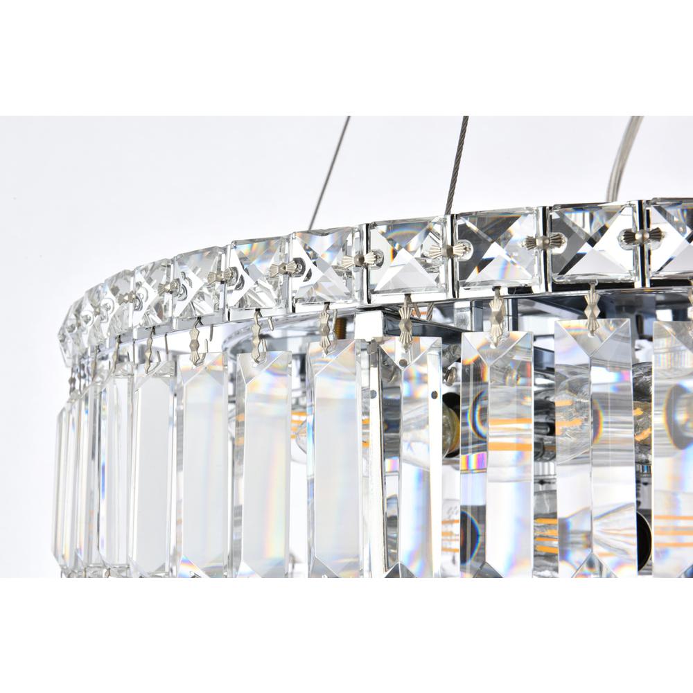 Maxime 12 light Chrome Chandelier Clear Royal Cut Crystal. Picture 5