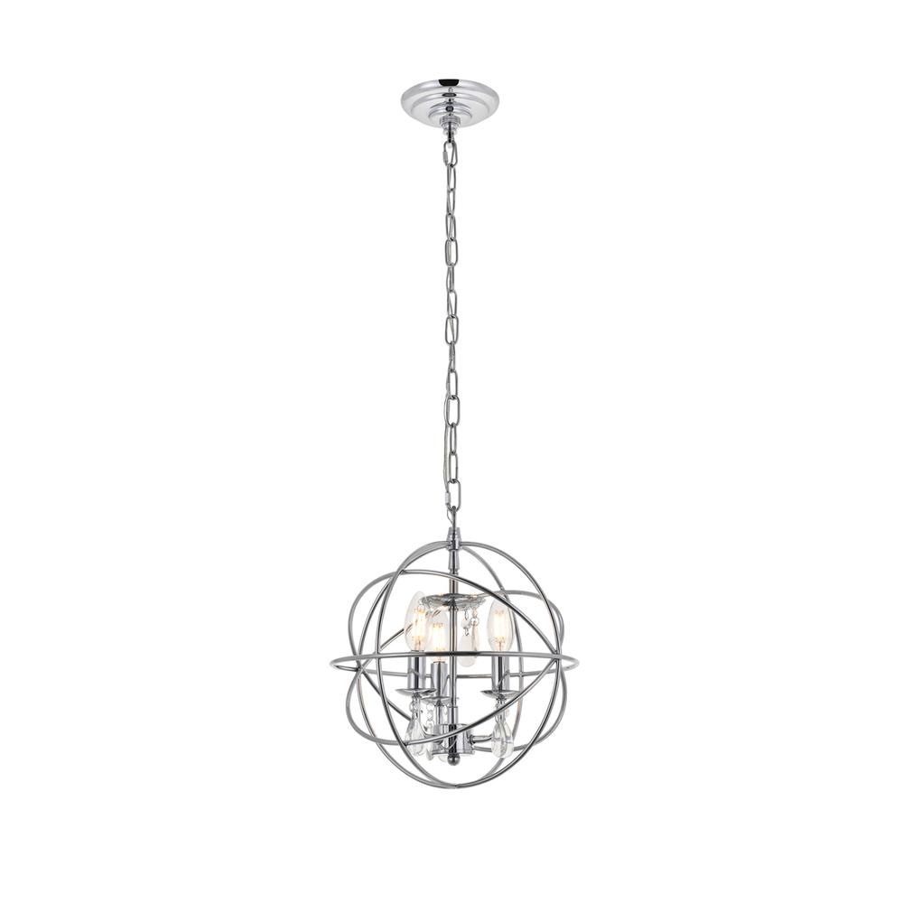 Wallace 3 light Chrome Pendant. Picture 1