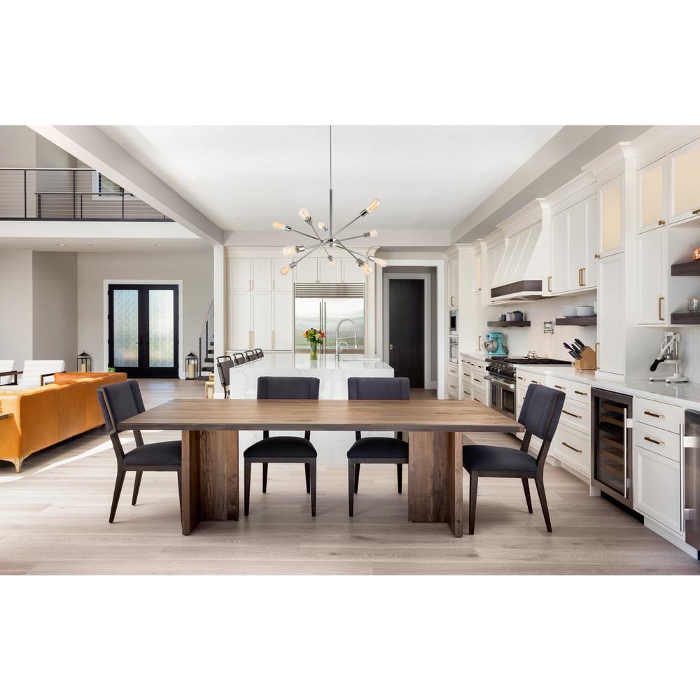 Axel 10 Lights polished Nickel Pendant. Picture 8