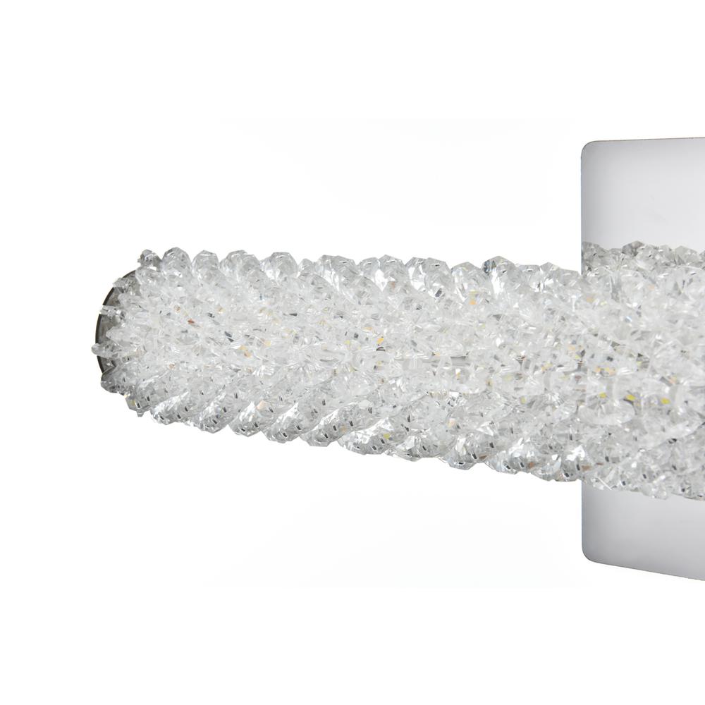 Bowen 18 inch Adjustable LED Wall Sconce in Chrome. Picture 6