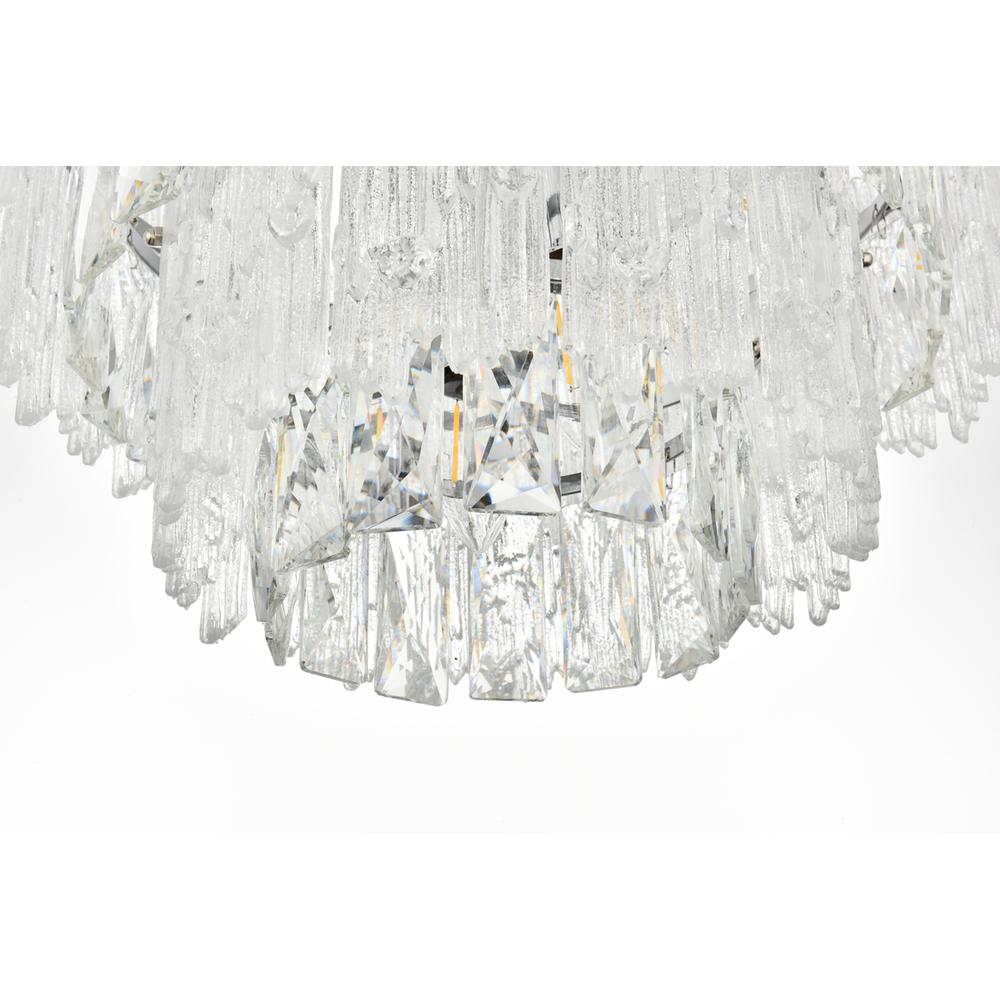 Emilia 15 inch Flush Mount Light  in Chrome. Picture 3