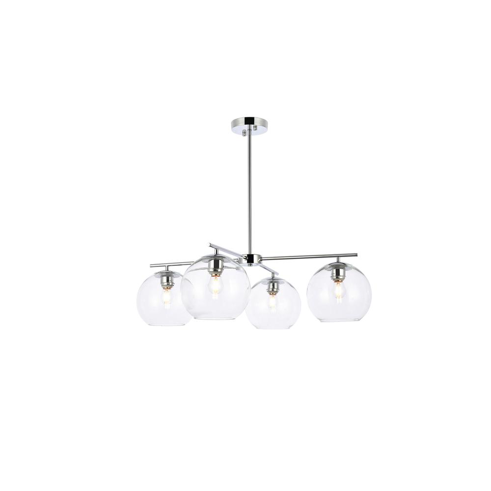 Opus 4 lights chrome pendant. Picture 1