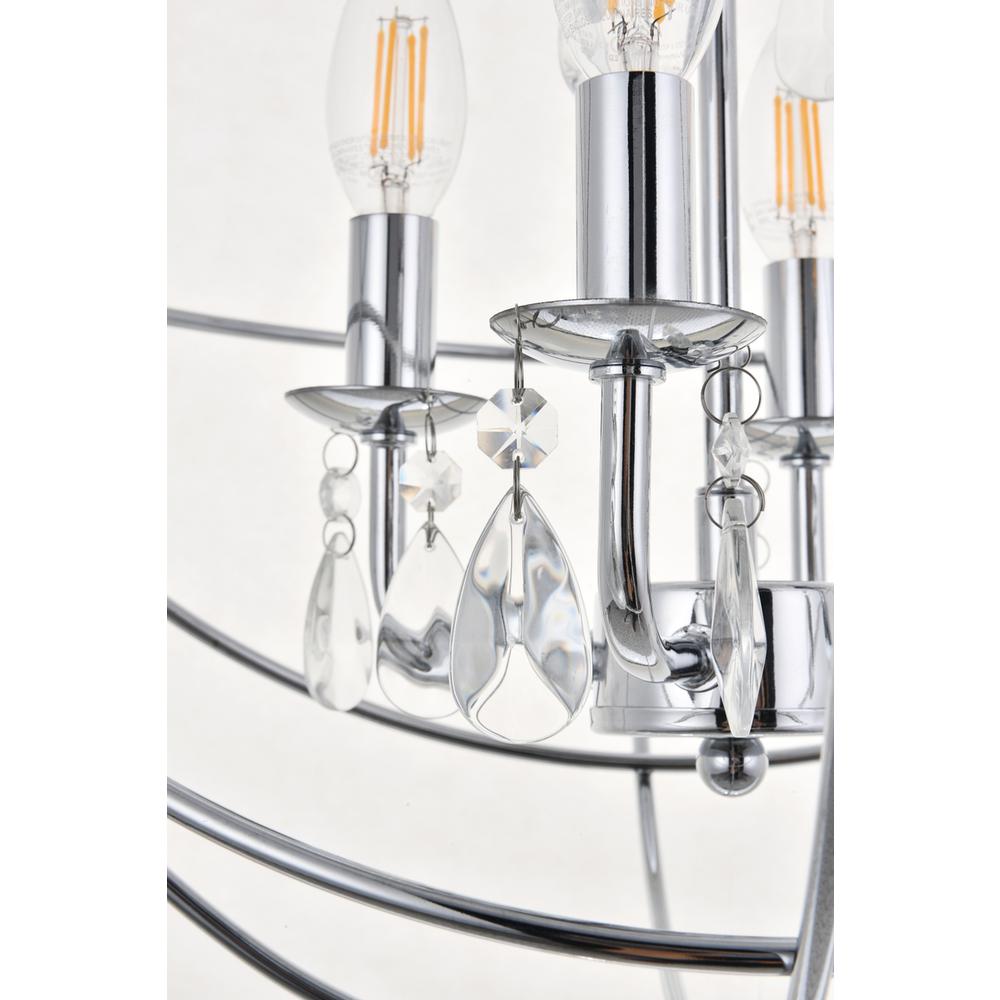 Wallace 4 light Chrome Pendant. Picture 9