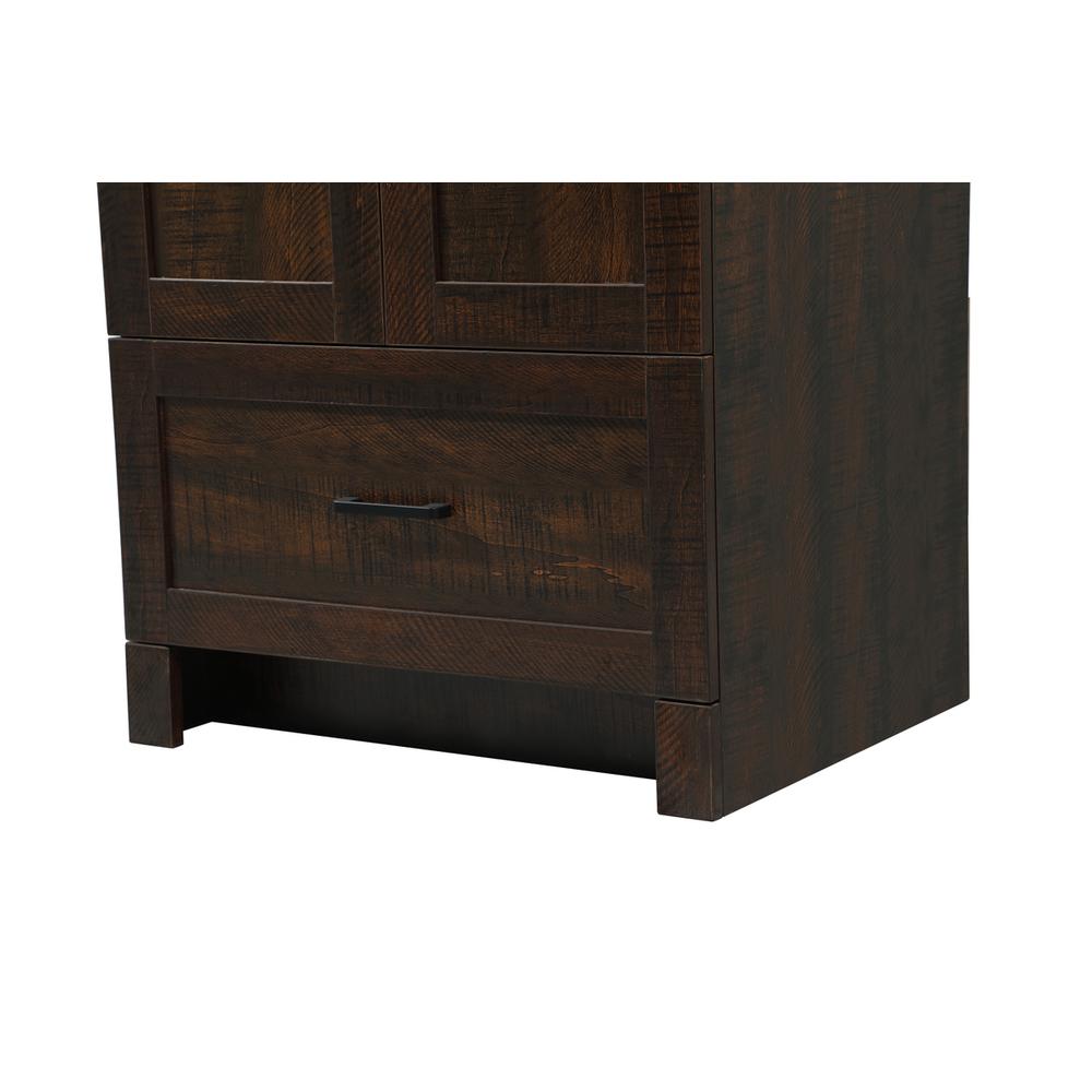 24 inch Single bathroom vanity in expresso. Picture 13