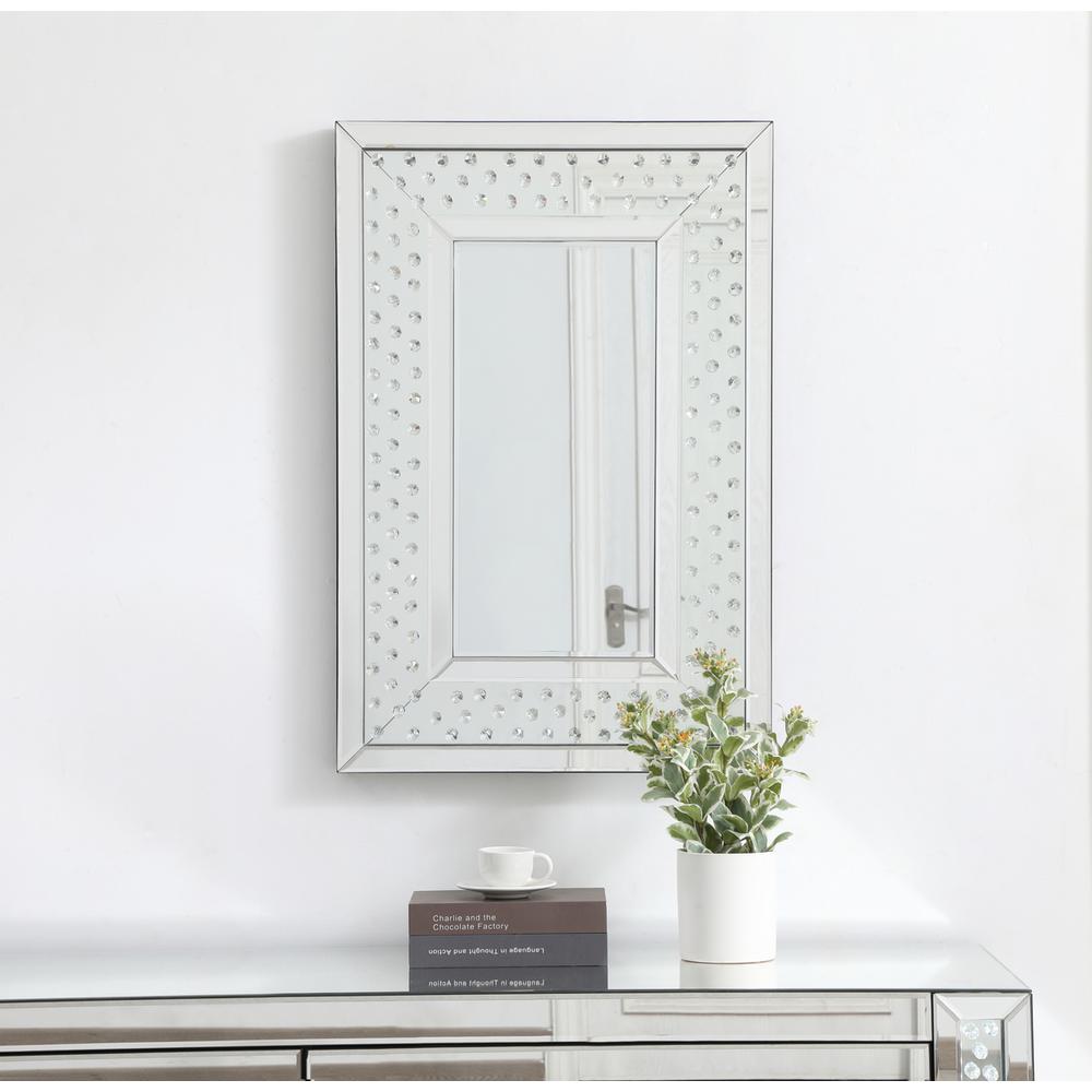 Sparkle collection crystal mirror 20 x 30 inch. Picture 11