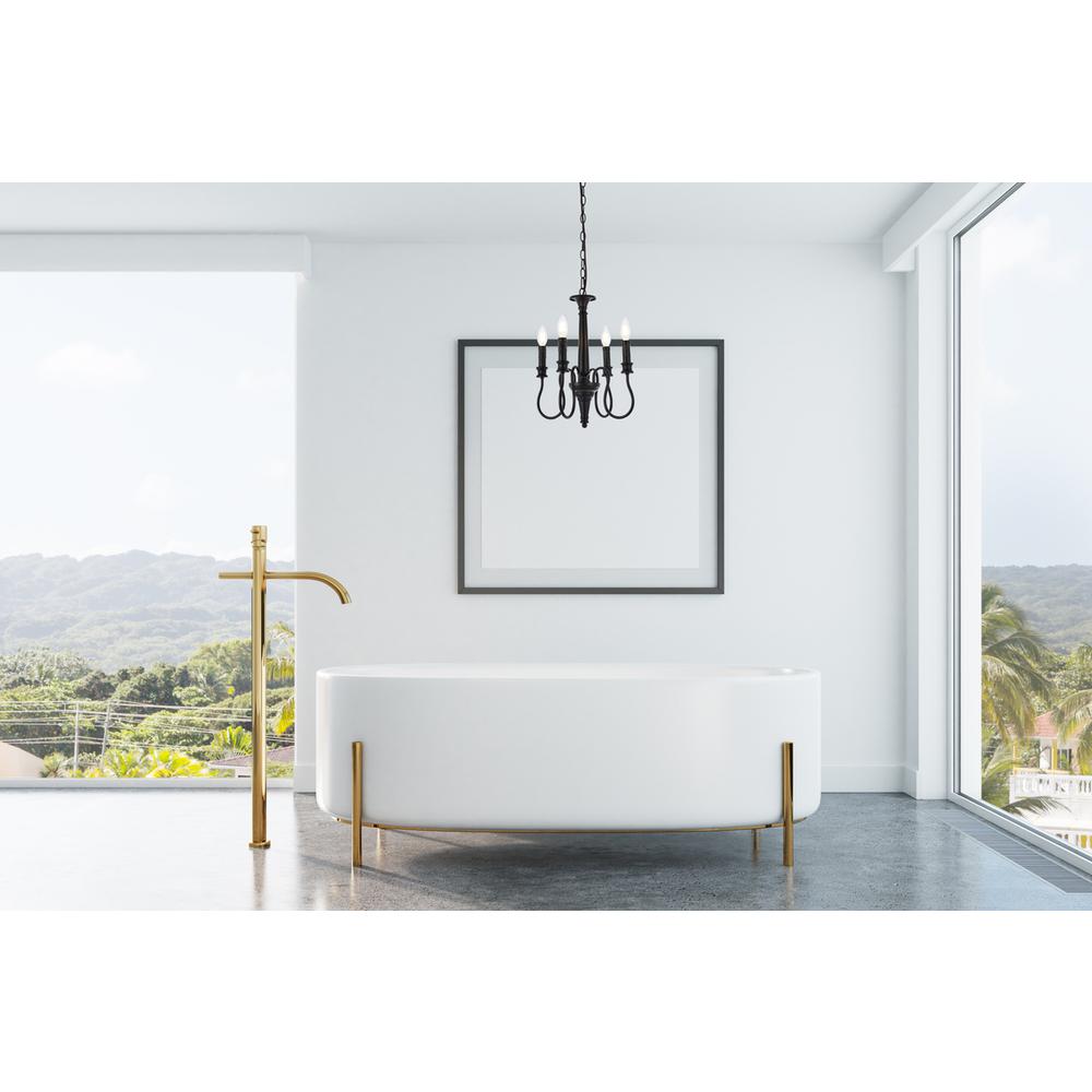 Flynx 4 lights pendant in black. Picture 8