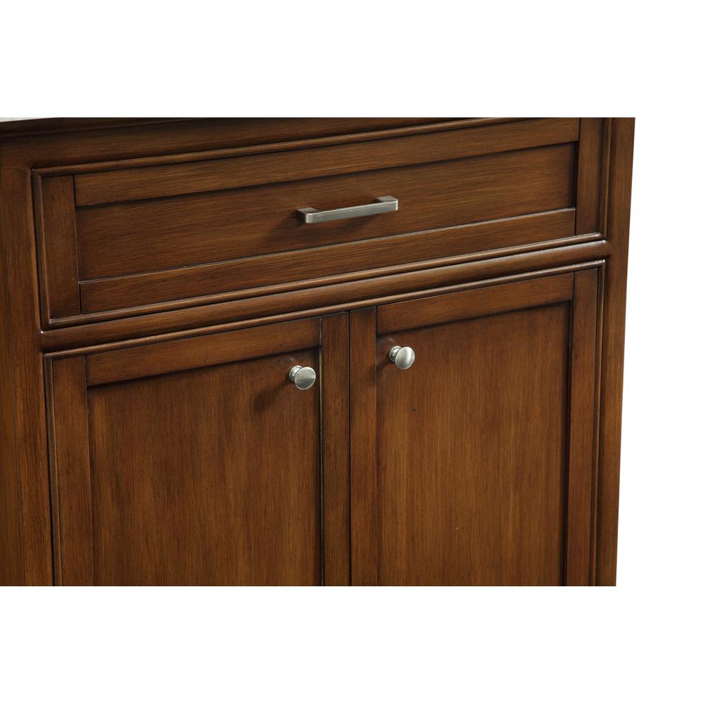 30 In. Single Bathroom Vanity Set In Teak. Picture 4