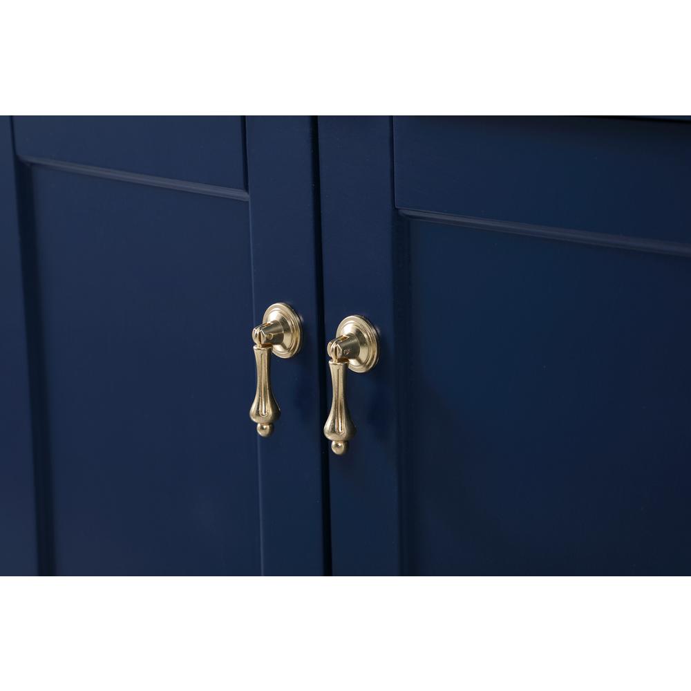 48 inch Single bathroom vanity in blue. Picture 12