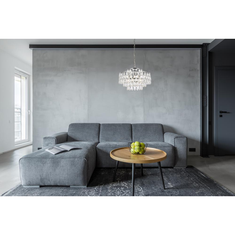 Mila 20 inch pendant in chrome. Picture 7