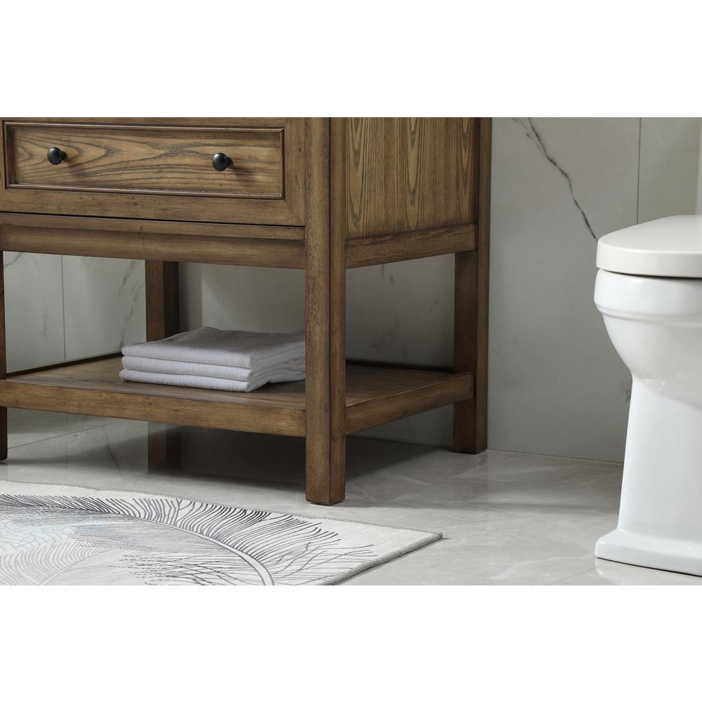 30 inch Single bathroom vanity in driftwood. Picture 6