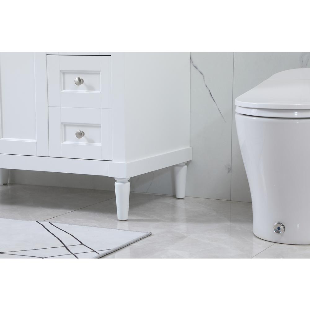 36 inch Single bathroom vanity in white. Picture 6