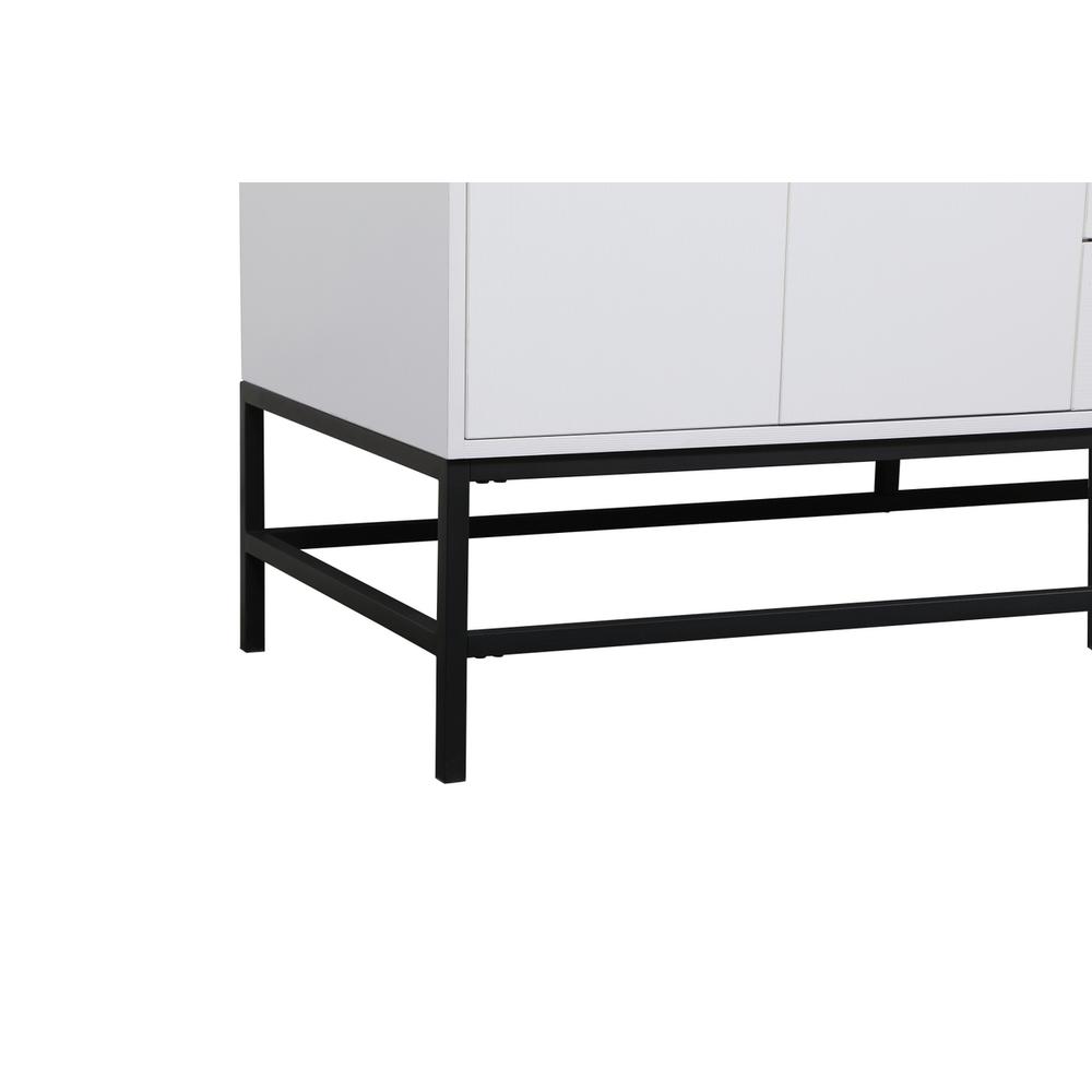 60 inch double bathroom vanity in white. Picture 13