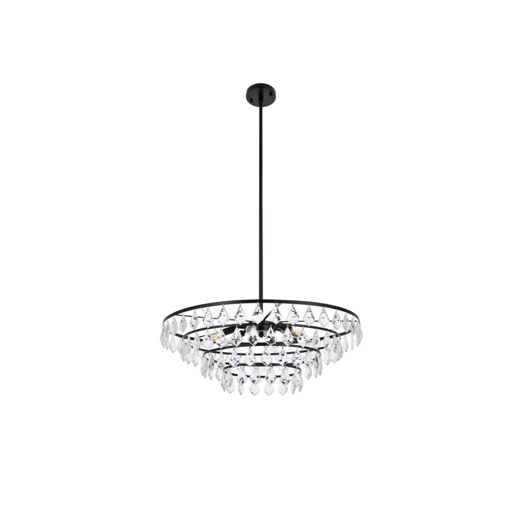 Ella 28 inch pendant in black. Picture 6